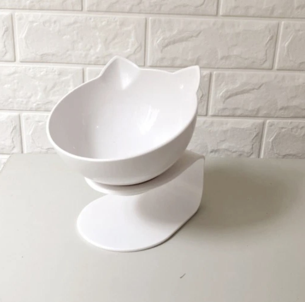 Discover the Cat Double Bowl That Protects Your Feline's Cervical Vertebra